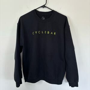 Cyclebar crewneck sweatshirt - size medium - black with yellow writing